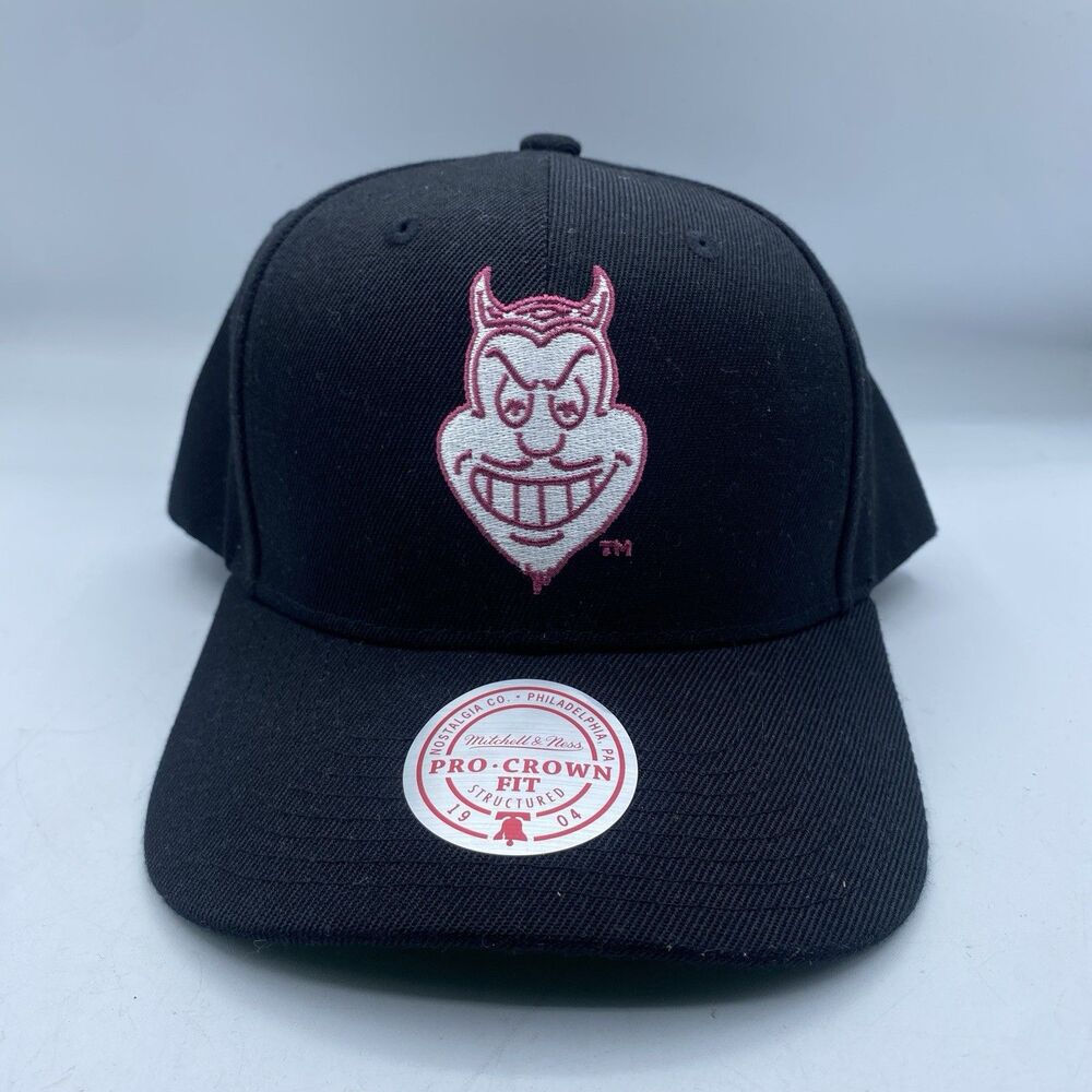 Arizona State Sun Devils Mitchell & Ness Pro Crown Hat Black Snapback Ncaa Nwot
